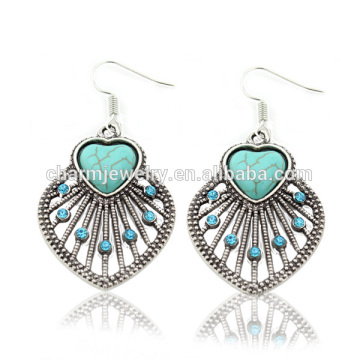 Fashion Creative Turquoise Beautiful Retro Earrings Jewelry For Women SSEH041